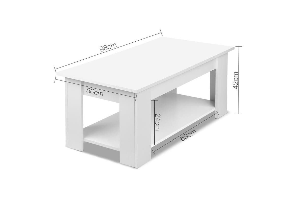 Wood Coffee Table - Image 3