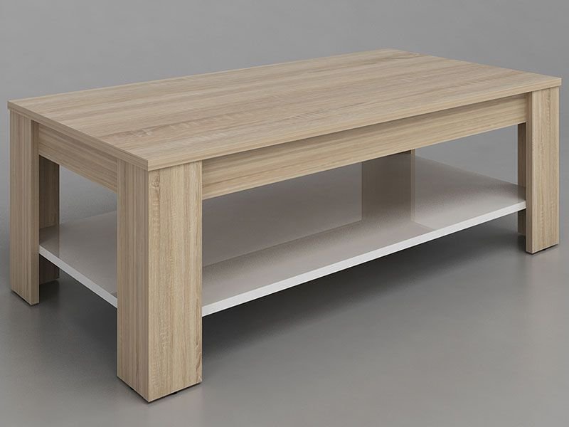 Wood Coffee Table - Image 2