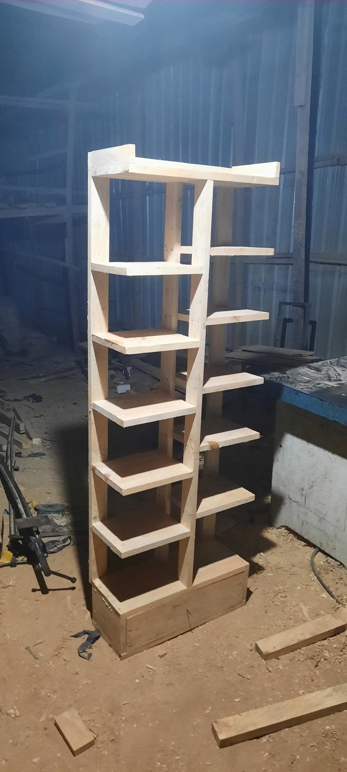Vertical Wooden Shoe Rack - Image 4
