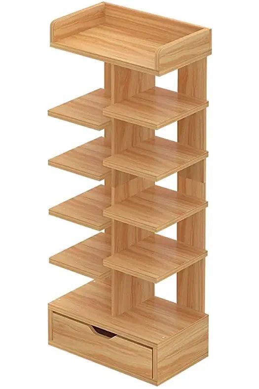 Vertical Wooden Shoe Rack - Image 3